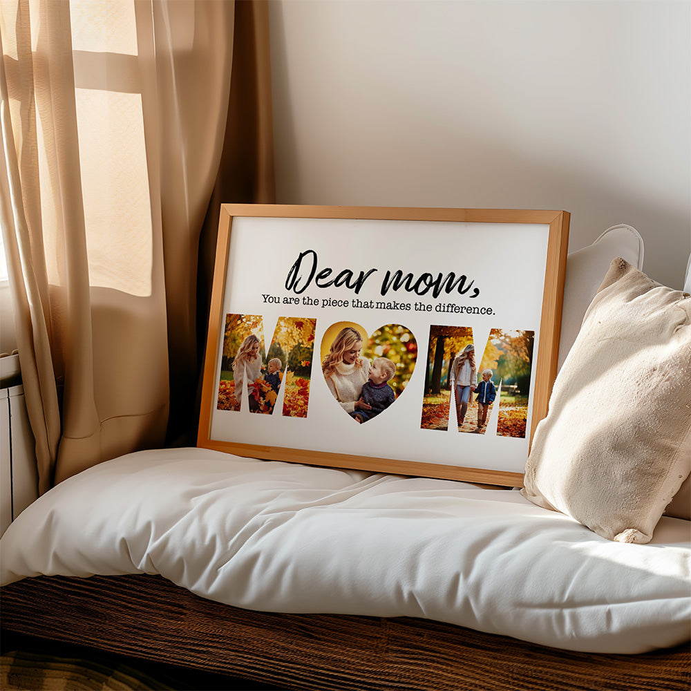 Custom MOM Photo Collage Poster