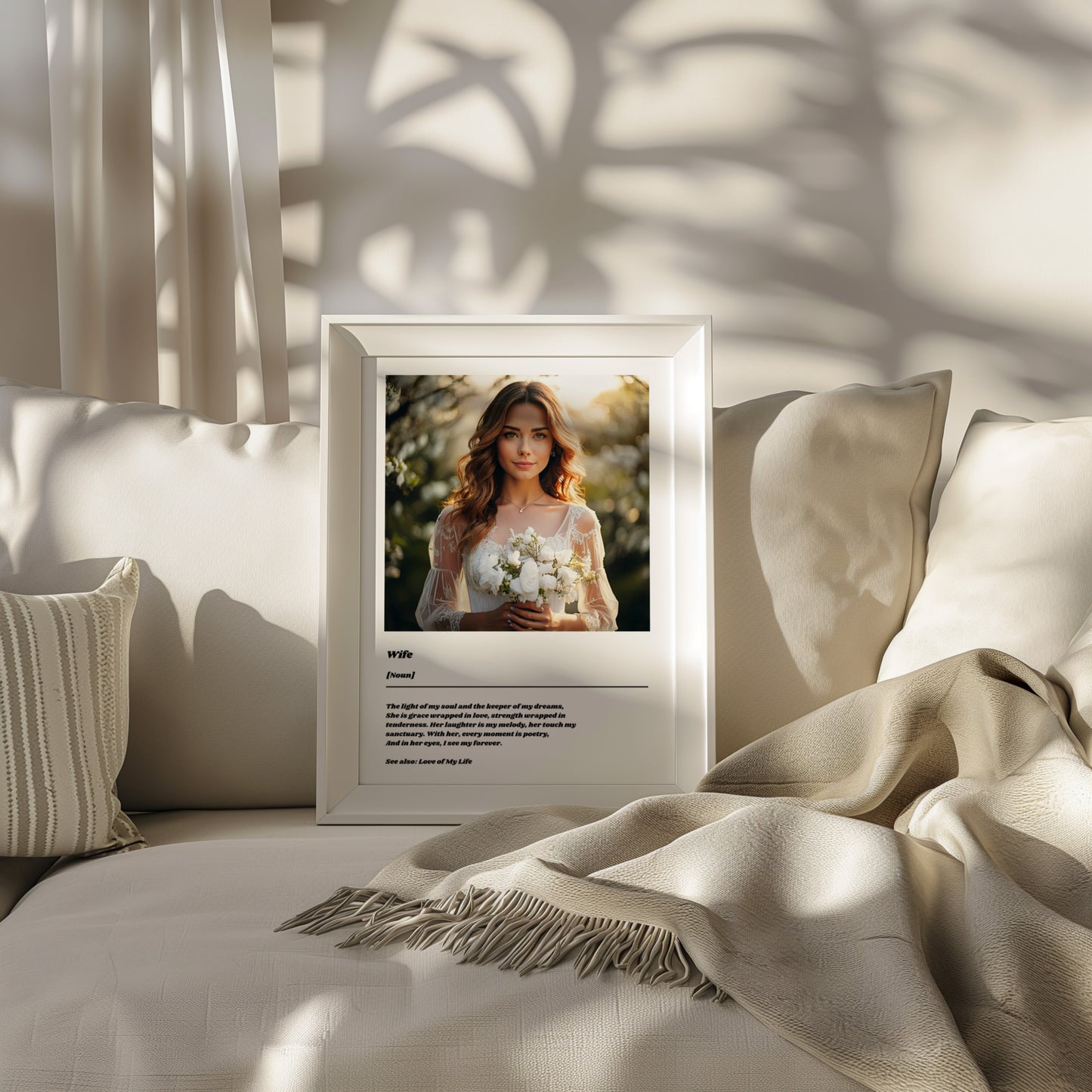 Custom Wife Definition Poster