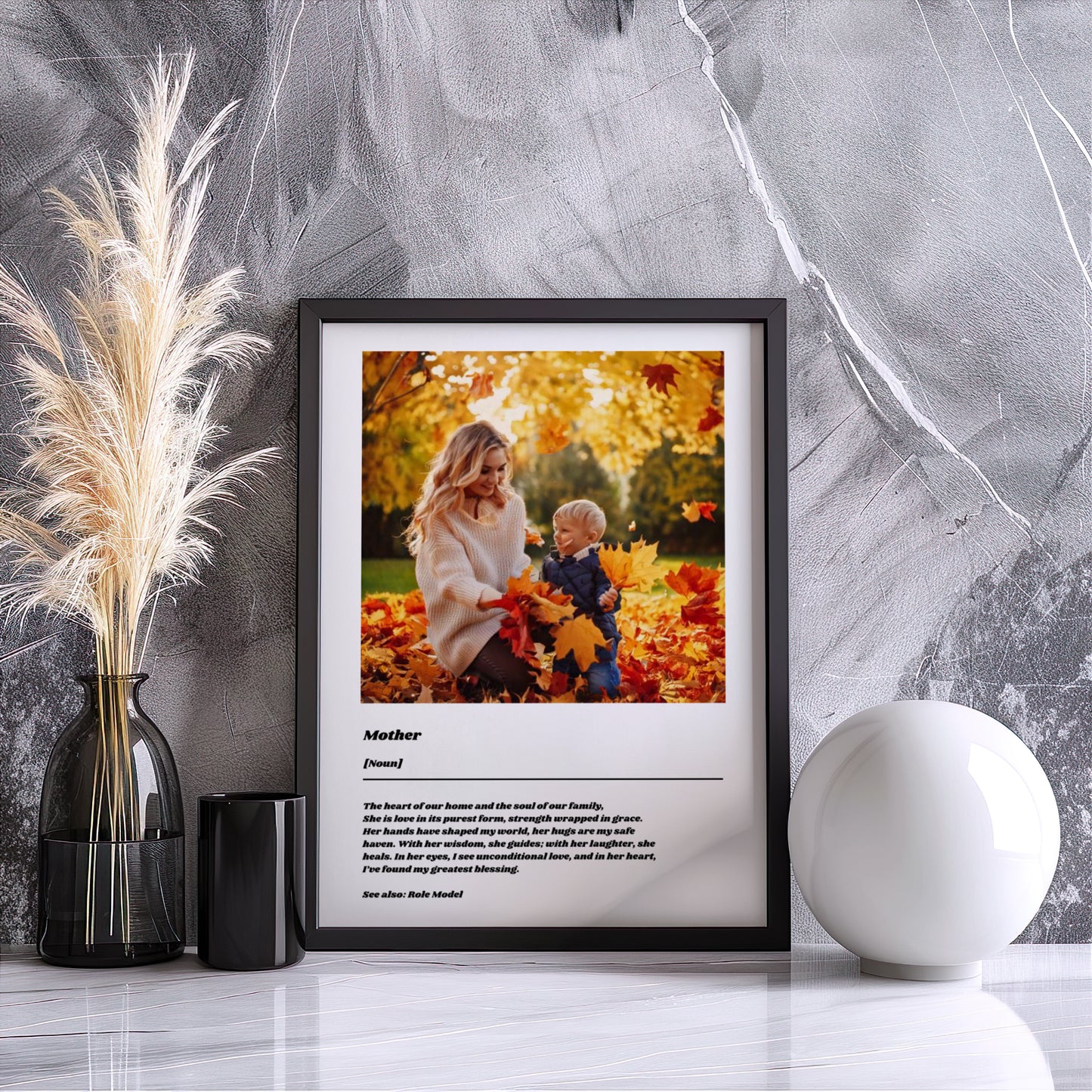 Custom Mom Definition Poster