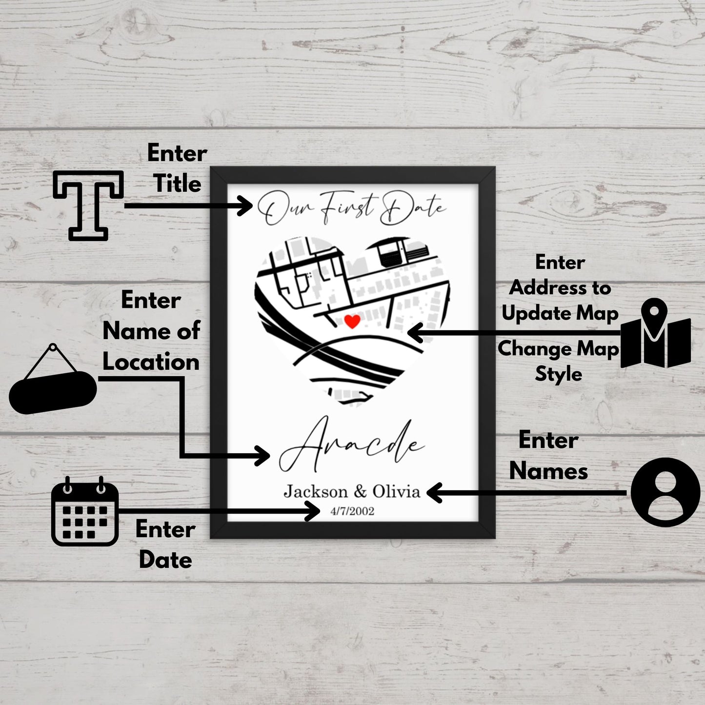 Where Love Began – Your Story on a Map