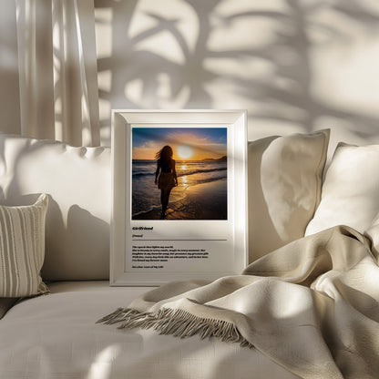 Custom Girlfriend Definition Poster