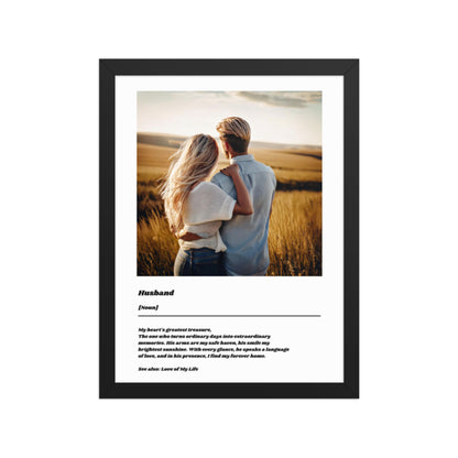 Custom Husband Definition Poster