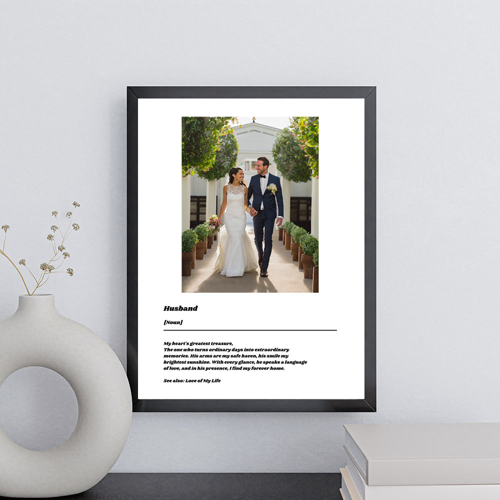 Custom Husband Definition Poster